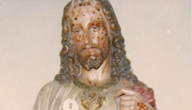 Statuia lui Iisus a sângerat în Pennsylvania